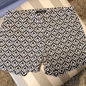 Banana Republic print shorts sz 6